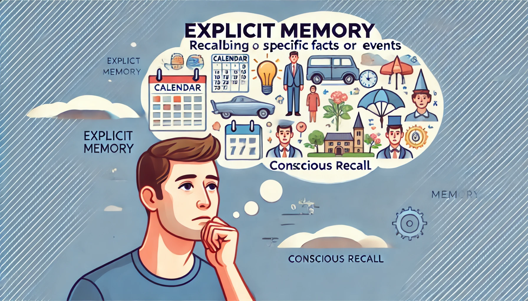顕在記憶 (Explicit Memory) | 心理学用語の壁