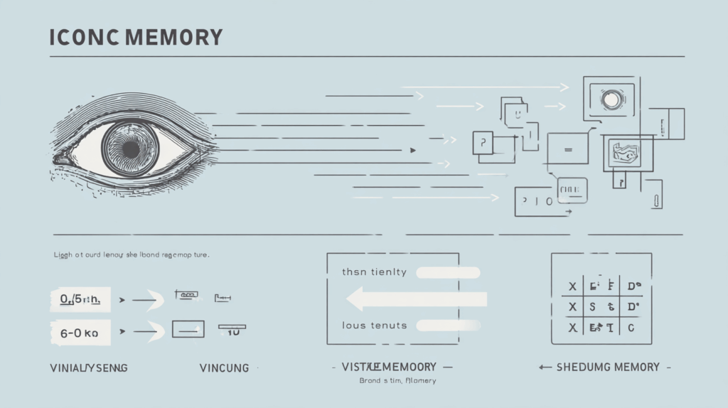 Memory X アイコニックメモリ(iconic memory) | 心理学用語の壁
