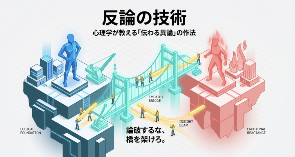 反論の技術:心理学が教える「伝わる異論」の作法 | 心理学用語の壁